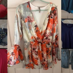 Patterned boutique Romper